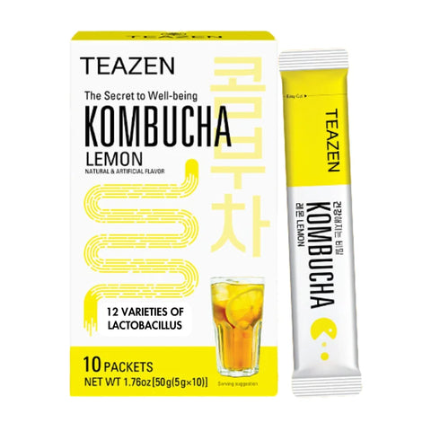 TEAZEN Classic Lemon Kombucha – 10 zakjes
