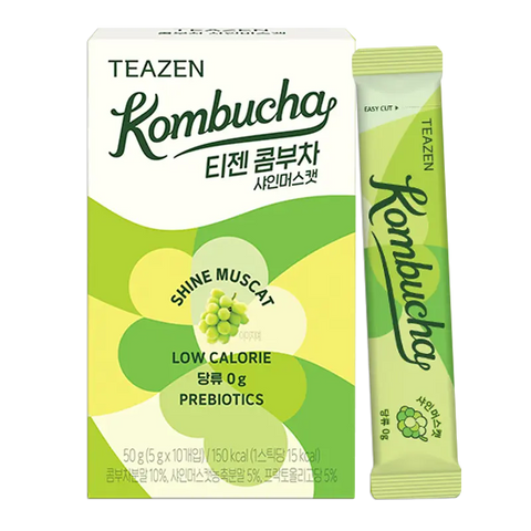 TEAZEN Kombucha Druivenmuscat – 10 sticks