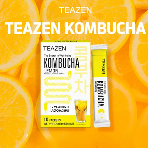 TEAZEN Classic Lemon Kombucha – 10 zakjes