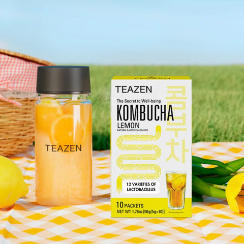 TEAZEN Classic Lemon Kombucha – 10 zakjes