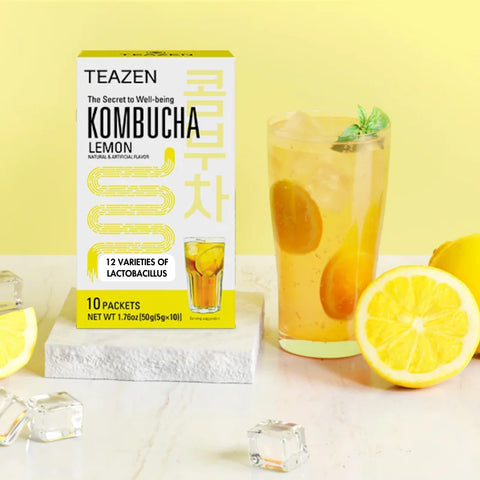 TEAZEN Classic Lemon Kombucha – 10 zakjes