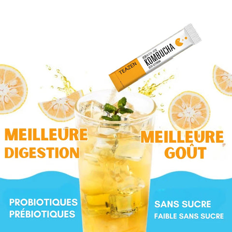 TEAZEN Koreaanse Yuzu Kombucha – 10 zakjes