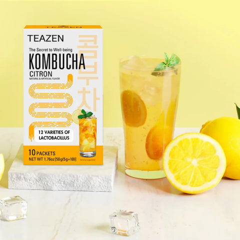 TEAZEN Koreaanse Yuzu Kombucha – 10 zakjes