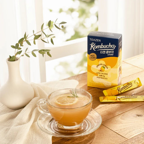 TEAZEN Kombucha Gingembre Citron Lifestyle Maison