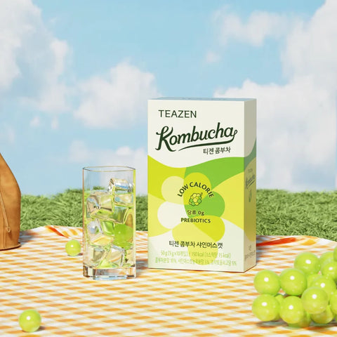 TEAZEN Kombucha Druivenmuscat – 10 sticks