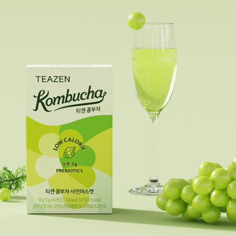 TEAZEN Kombucha Druivenmuscat – 10 sticks