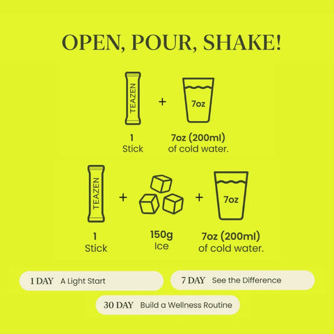 TEAZEN V Fit Matcha Citroen – 10 zakjes